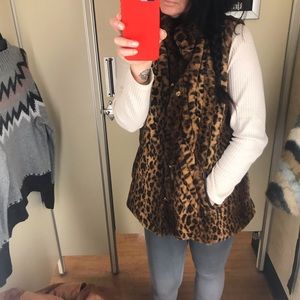 Leopard Vest